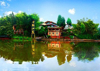 四面山農(nóng)家樂(lè) 桃花島金龍山莊