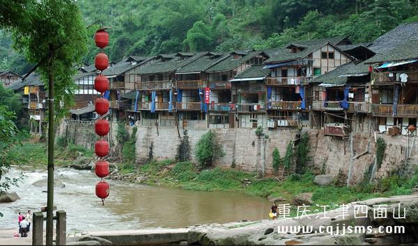 中山古鎮吊腳樓